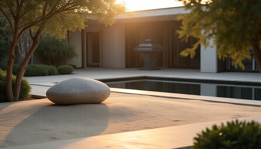 Aetheria Suites 的靜修庭院